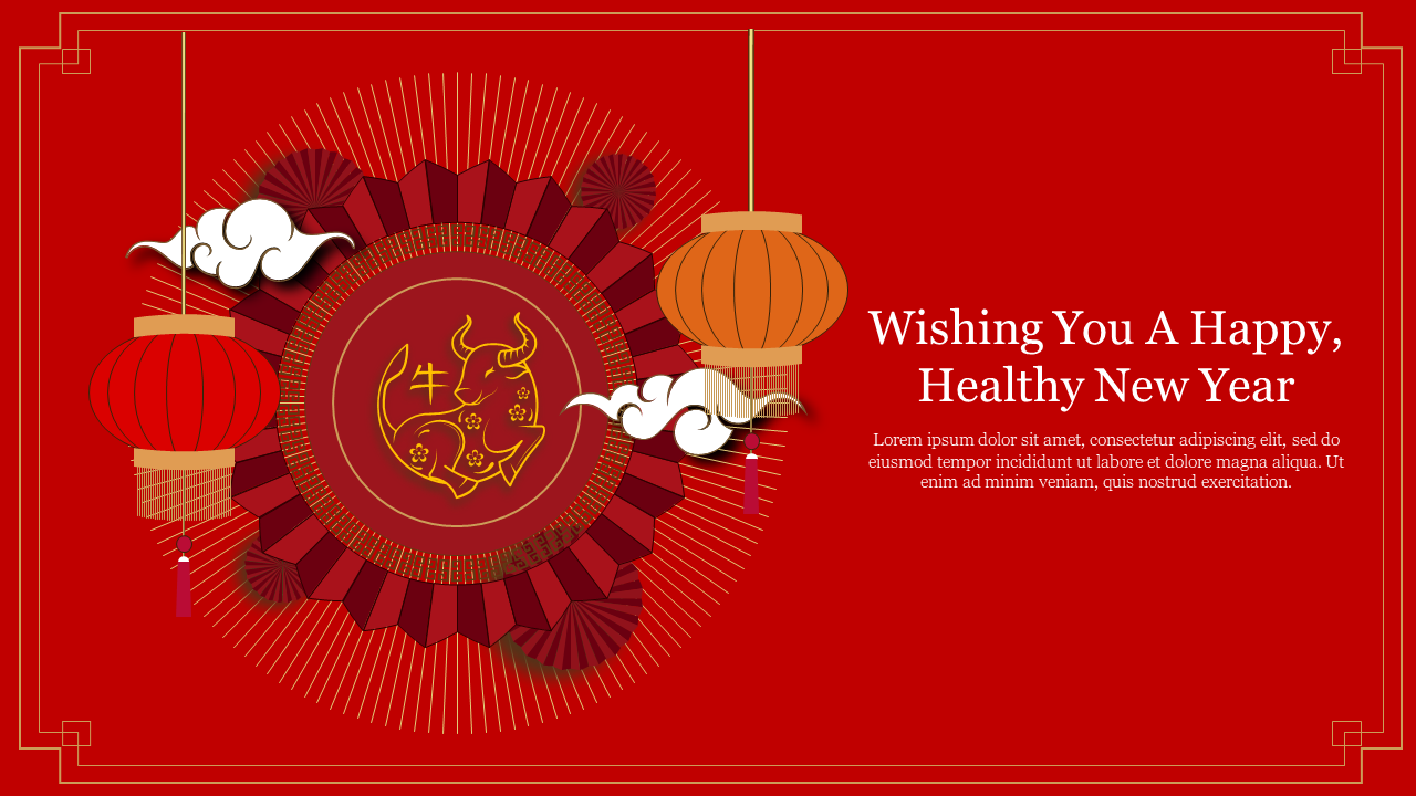 Chinese New Year PowerPoint Template Free Google Slides